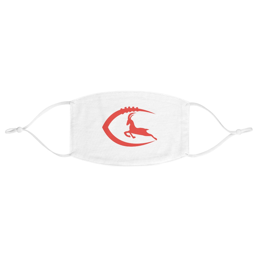 "RED QUATERBACK GOAT" Face Mask - Le Sportif Brand