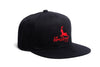 "RED Classic" Black Unisex Cap - Le Sportif Brand