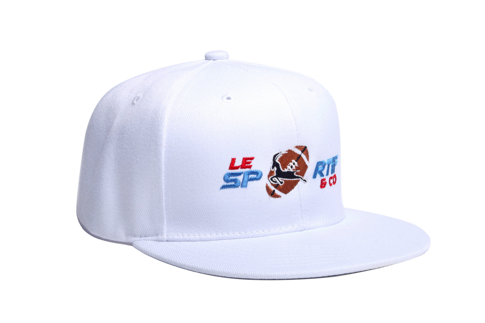 "Football" White Unisex Cap - Le Sportif Brand